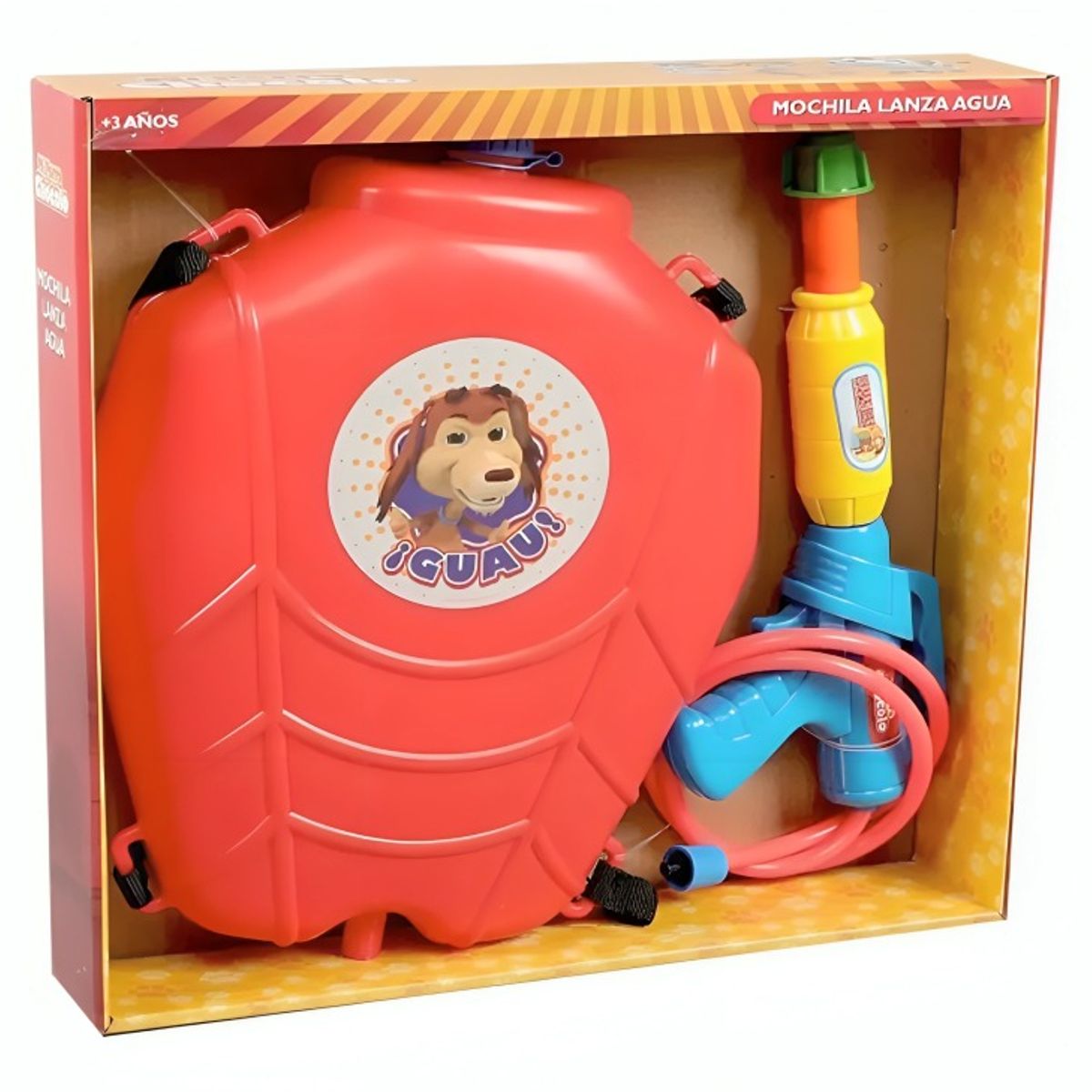 OEM - MOCHILA LANZA AGUA PERRO CHOCOLO