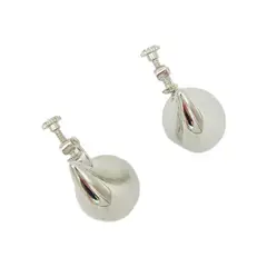 ELBAULDEJUMA - Aros Gota Chapado En Plata Earcuff Sin Perforación