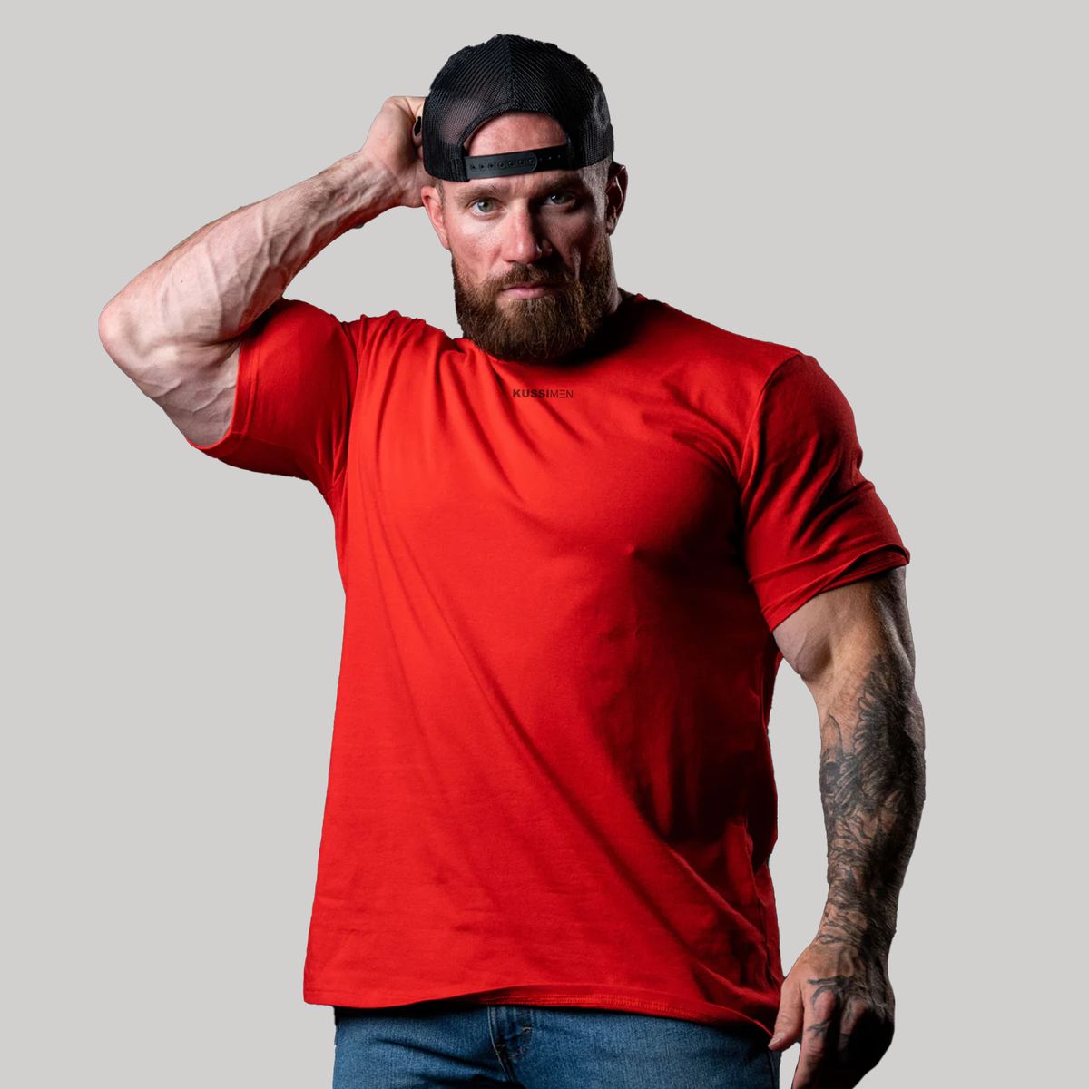 KUSSI COLLECTION - Polera basic Gym Rat  Edicion Limitada Red