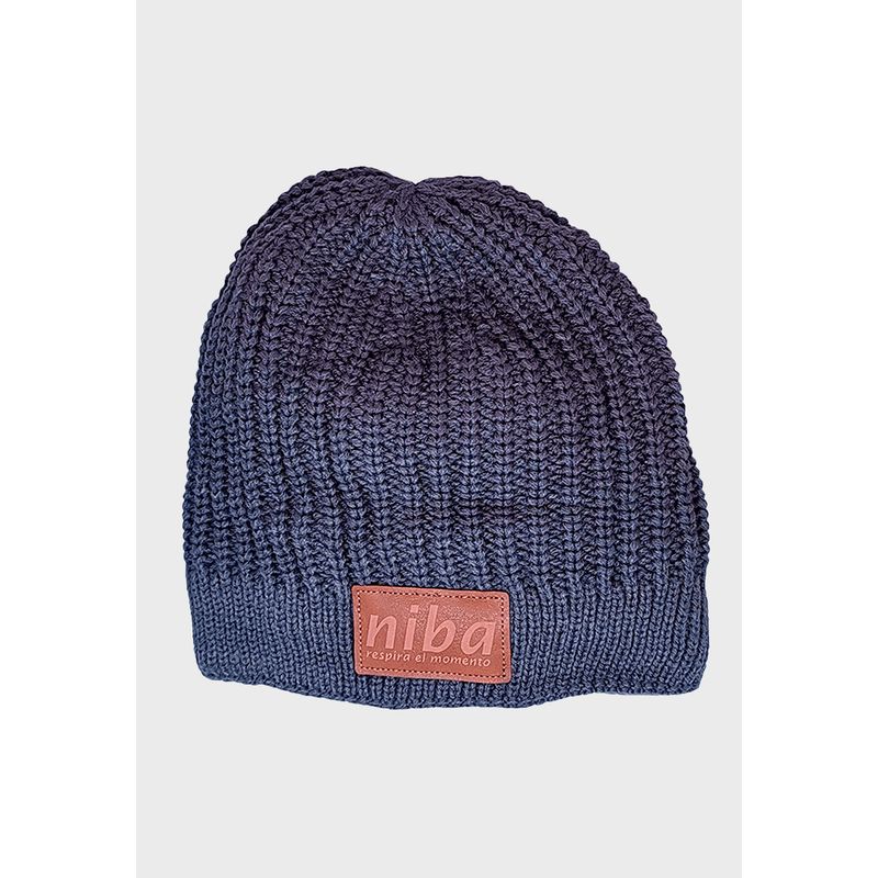 NIBA - Gorro Lana Melado Gris Niba