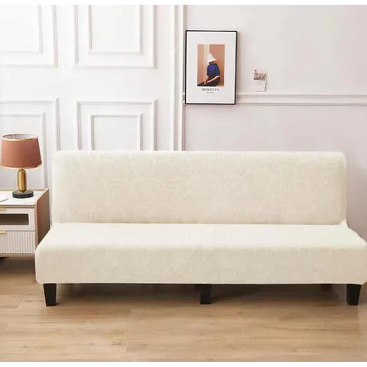 GENERICO - Funda para futón diseño texturizado estilo hojas