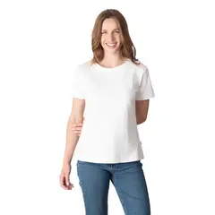 INDUSBORD - Polera Mujer Cuello Redondo Manga Corta Algodón Premium UVPRO.-