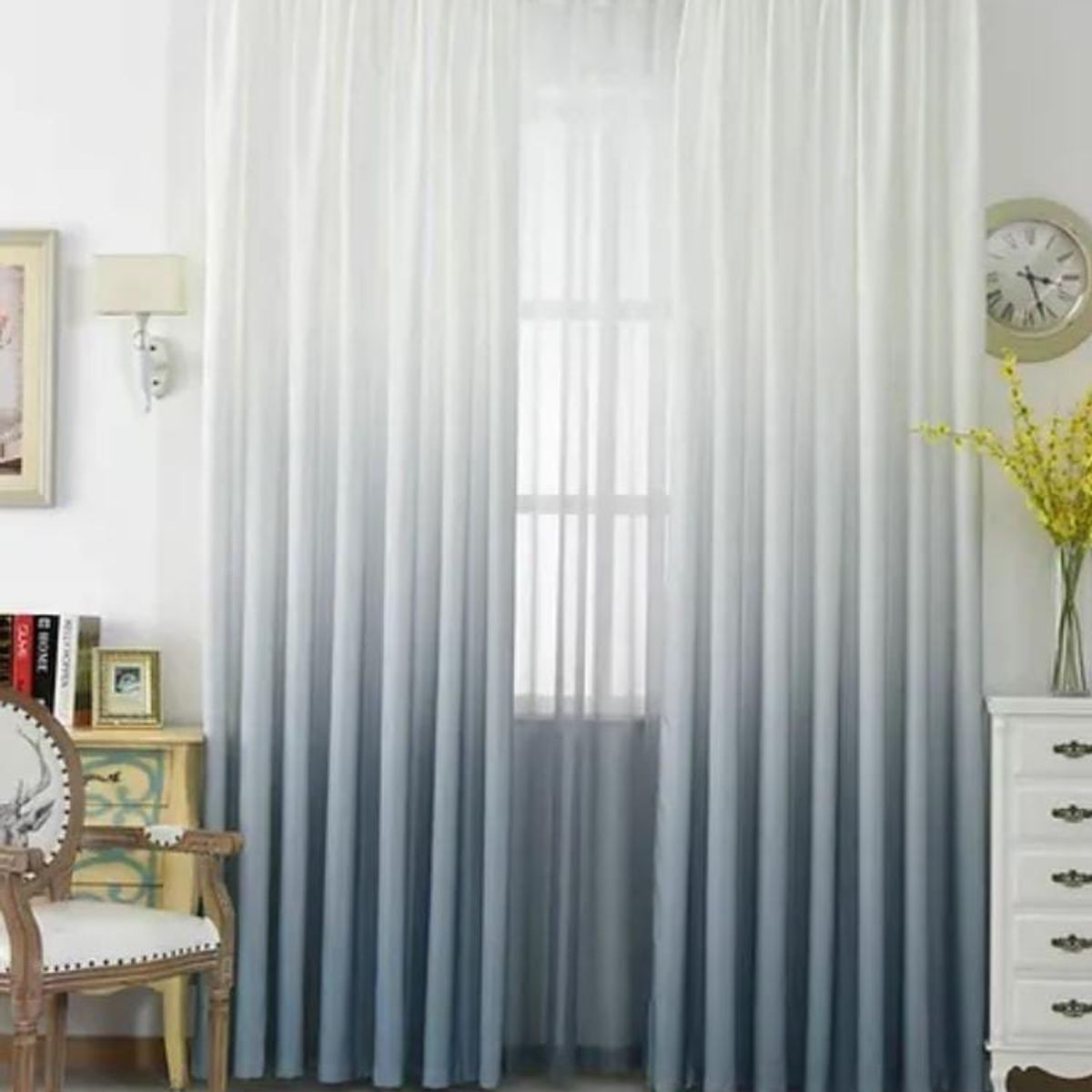 GENERICO - Visillo estilo bicolor