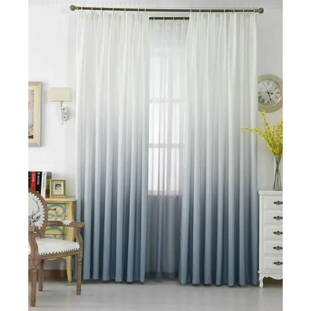 GENERICO - Visillo estilo bicolor