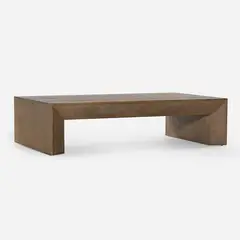 ROSEN - Mesa de Centro Ruka Rectangular 140 x 80 cm Café