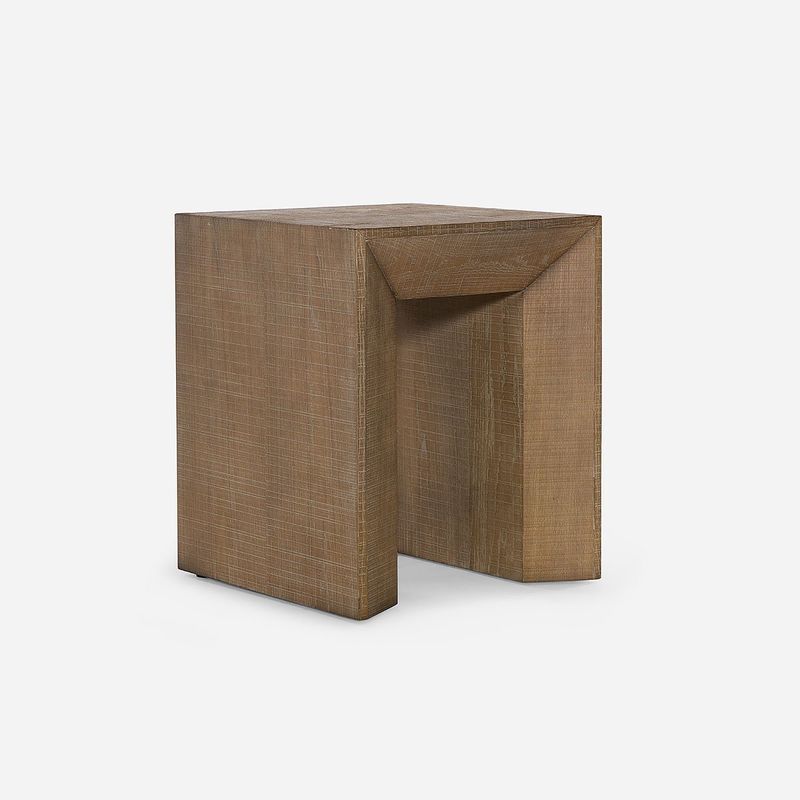 ROSEN - Mesa Lateral Rosen Ruka 50 x 50 cm Cafe