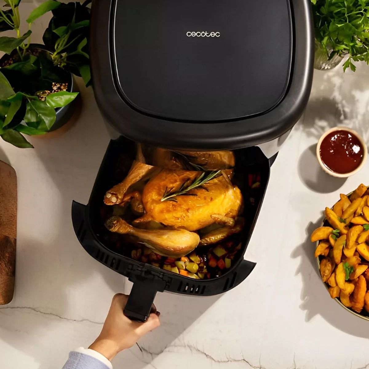 CECOTEC - Freidora De Aire Air Fryer Cecotec Bombastik 1700w 6l 4993