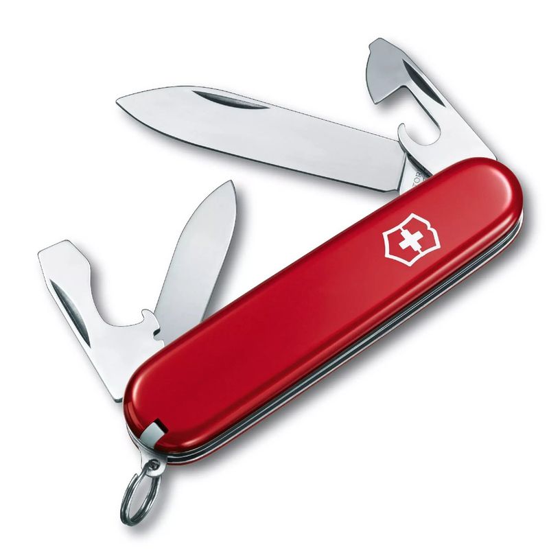 VICTORINOX - Navaja Victorinox Recruit De 84Mm - 10 Funciones Color Rojo