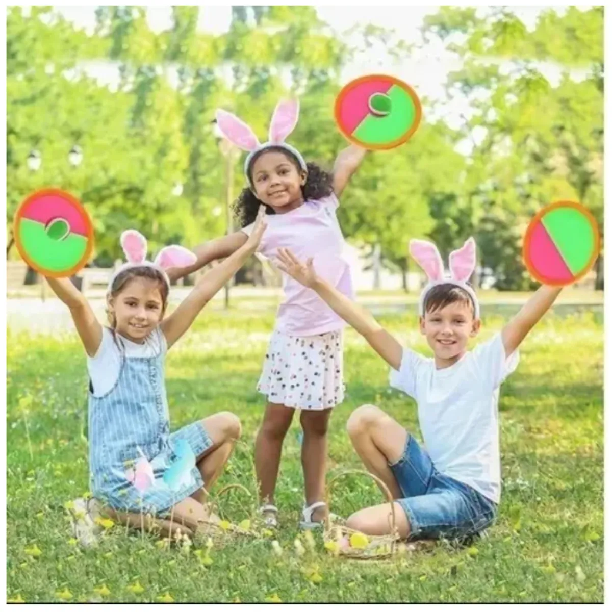 GENERICO - Juego De Pelota Con Raqueta Para Niños  Velcro Playa