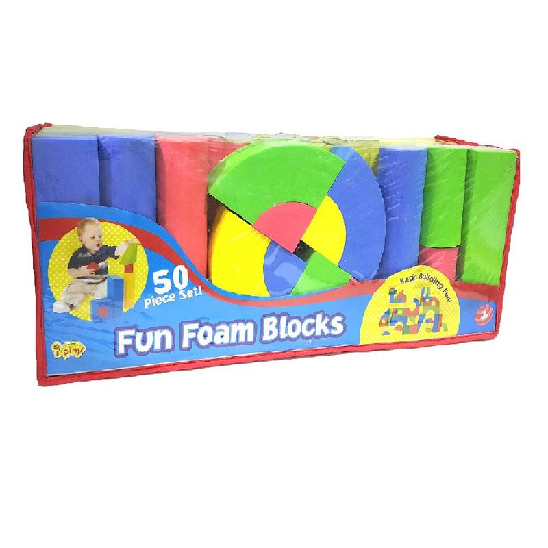 TOLIPA - Juego de construcción de goma con 50 piezas