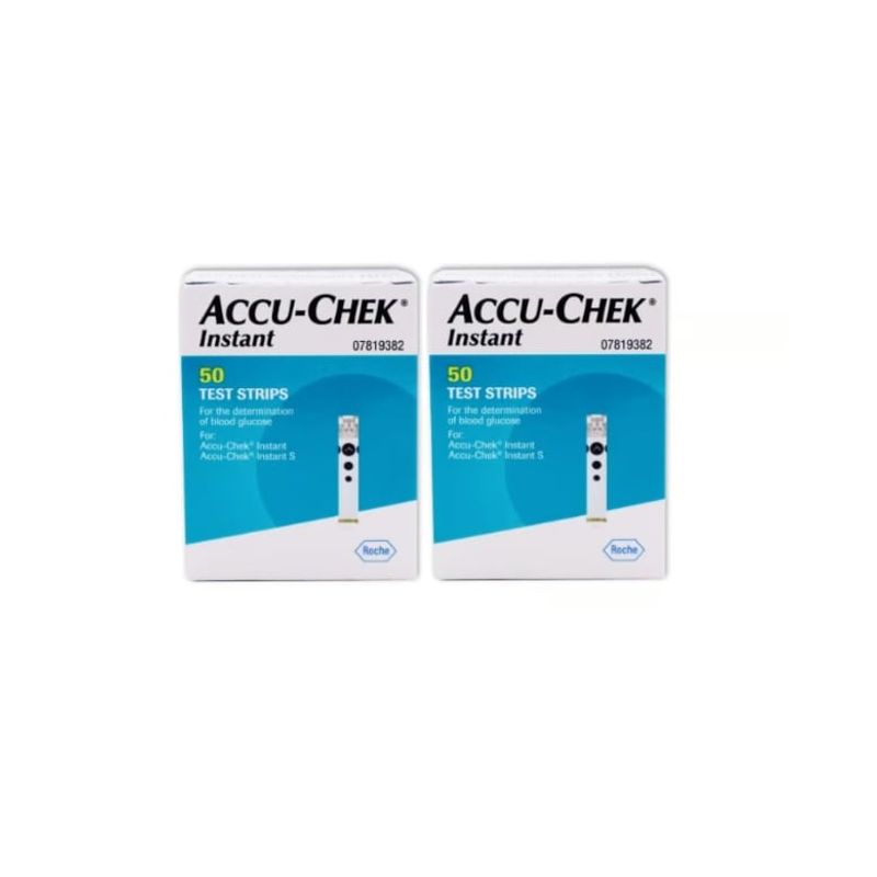 ACCU CHEK - 100 Tiras / Cintas Reactivas Accu Chek Instant