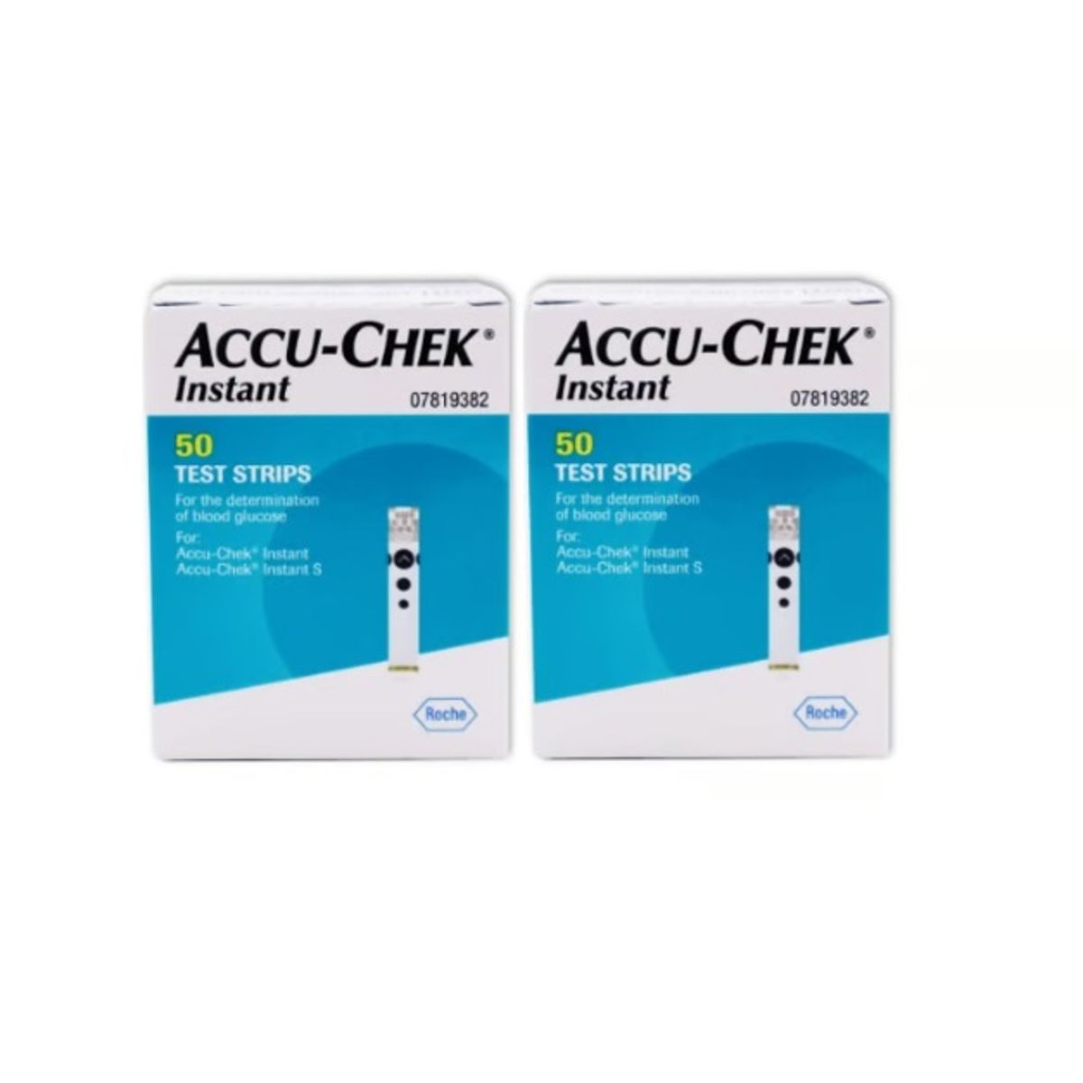 ACCU CHEK - 100 Tiras / Cintas Reactivas Accu Chek Instant