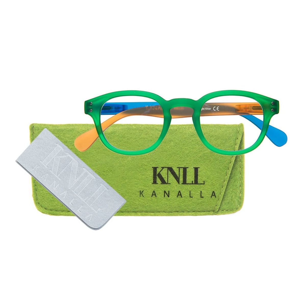 KANALLA - Pack 2 Lentes de Lectura Filtro Luz Azul y UV mod Folie Verde/ Amarillo 3.0