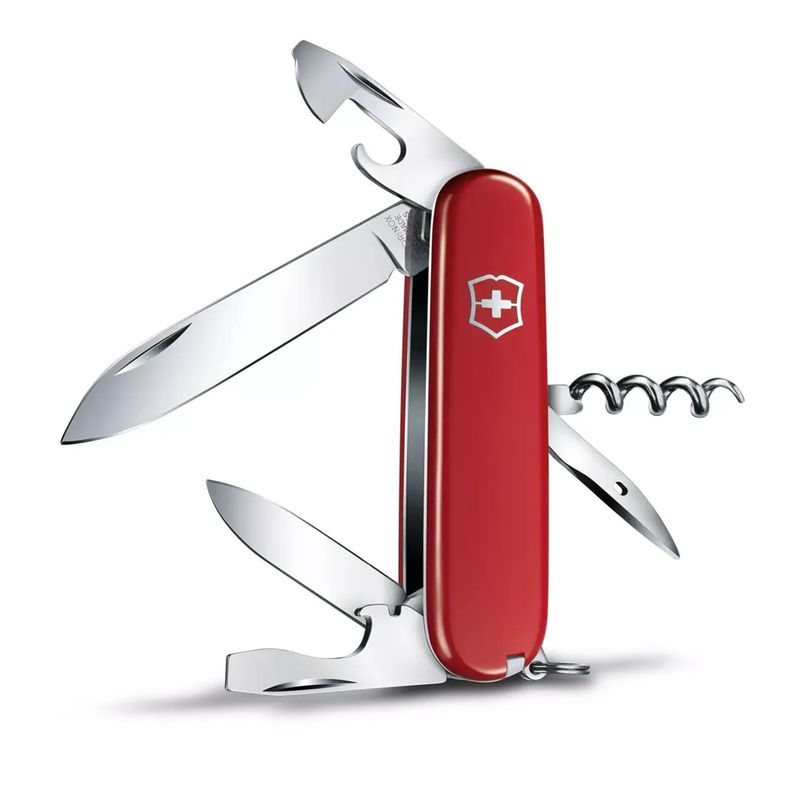 VICTORINOX - Navaja Victorinox Spartan De 91Mm- 12 Funciones Color Rojo