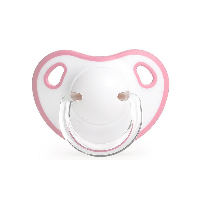 SUAVINEX - CHUPETE COMFORT TETINA SILICONA ANATOMICA +6M ROSADO