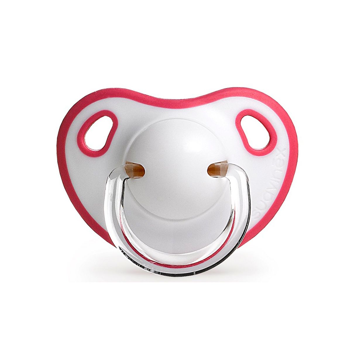 SUAVINEX - CHUPETE COMFORT TETINA SILICONA ANATOMICA +6M ROJO