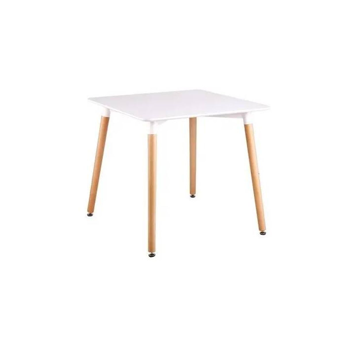 GENERICO - Juego de Comedor Nórdico Blanco 4P Tulip blancas