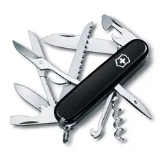 VICTORINOX - Navaja Huntsman 91mm 15 Funciones Negro