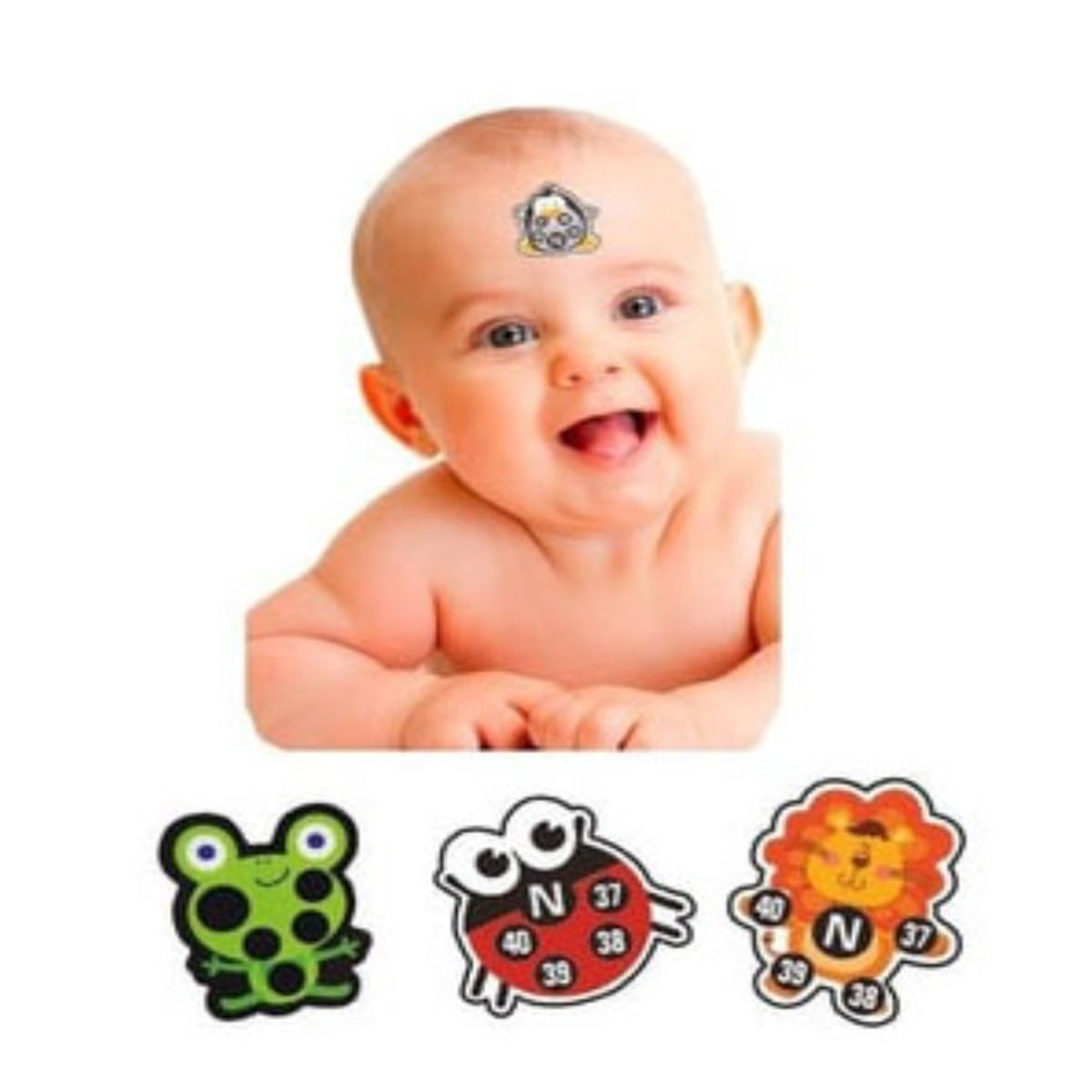 ANDES VITALITY - Sticker Termometro Infantil Pediatrico Kids Caja X3 Unidades