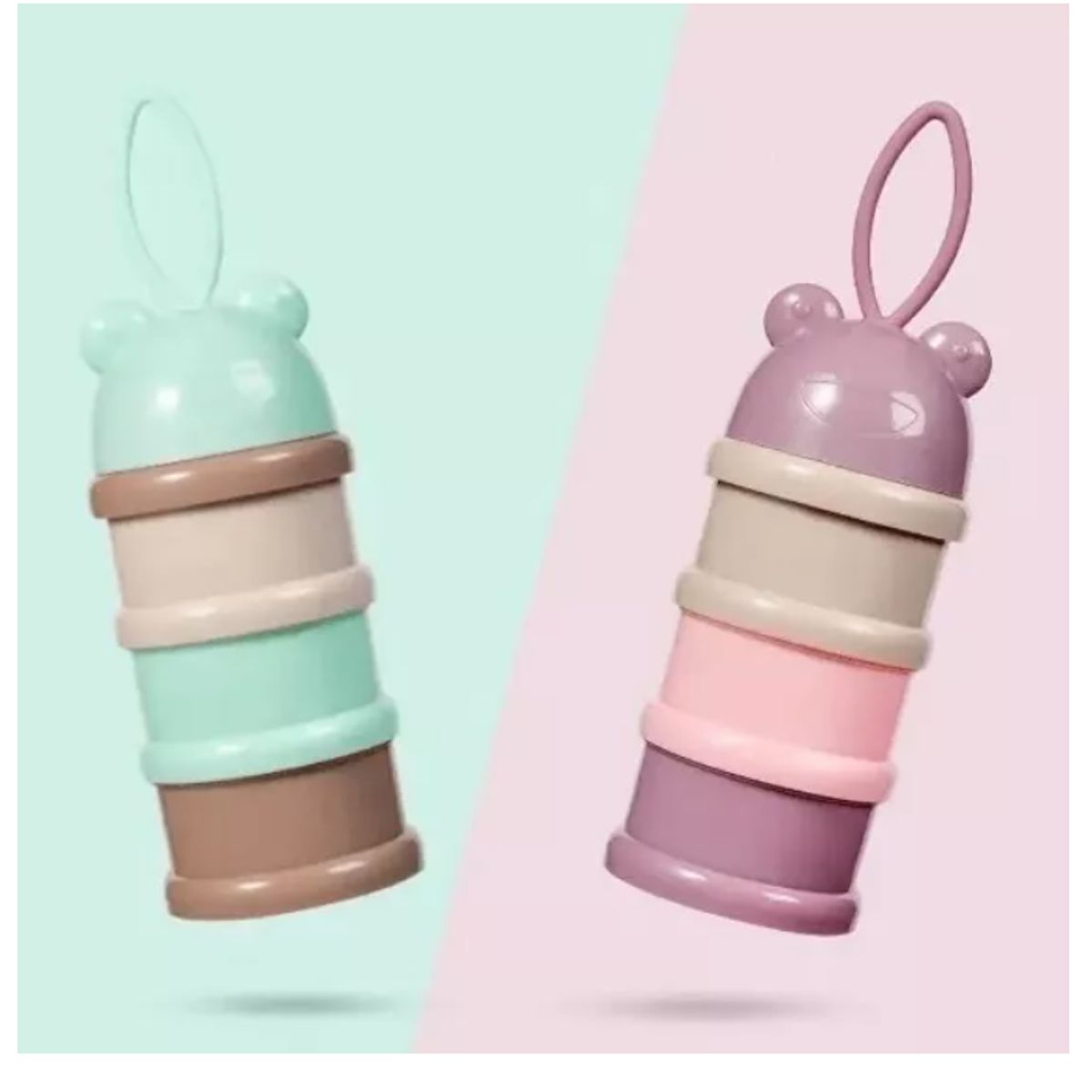 GENERICO - Contenedor Porta Leche En Polvo Para Bebes Portátil