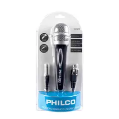 PHILCO - Micrófono Profesional Alámbrico Uni-direccional Karaoke