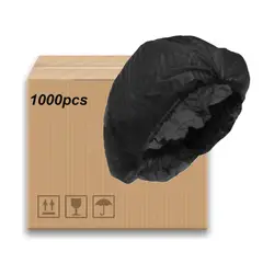 GENERICO - Gorro Cofias Tresor Desechable Negro ( 1000 Unidades)
