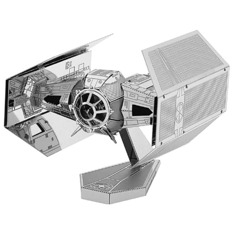 GENERICO - Rompecabezas 3D en Metal Darth Vaders Tie Fighter Star Wars