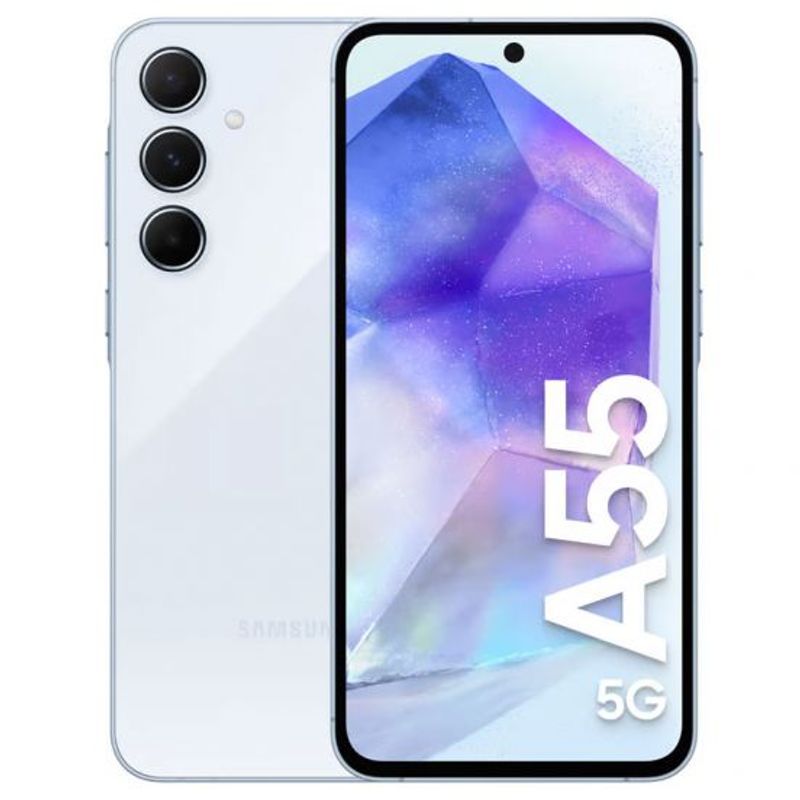 SAMSUNG - Samsung Galaxy A55 128gb 8gb ram 5g - Azul claro - OPEN BOX
