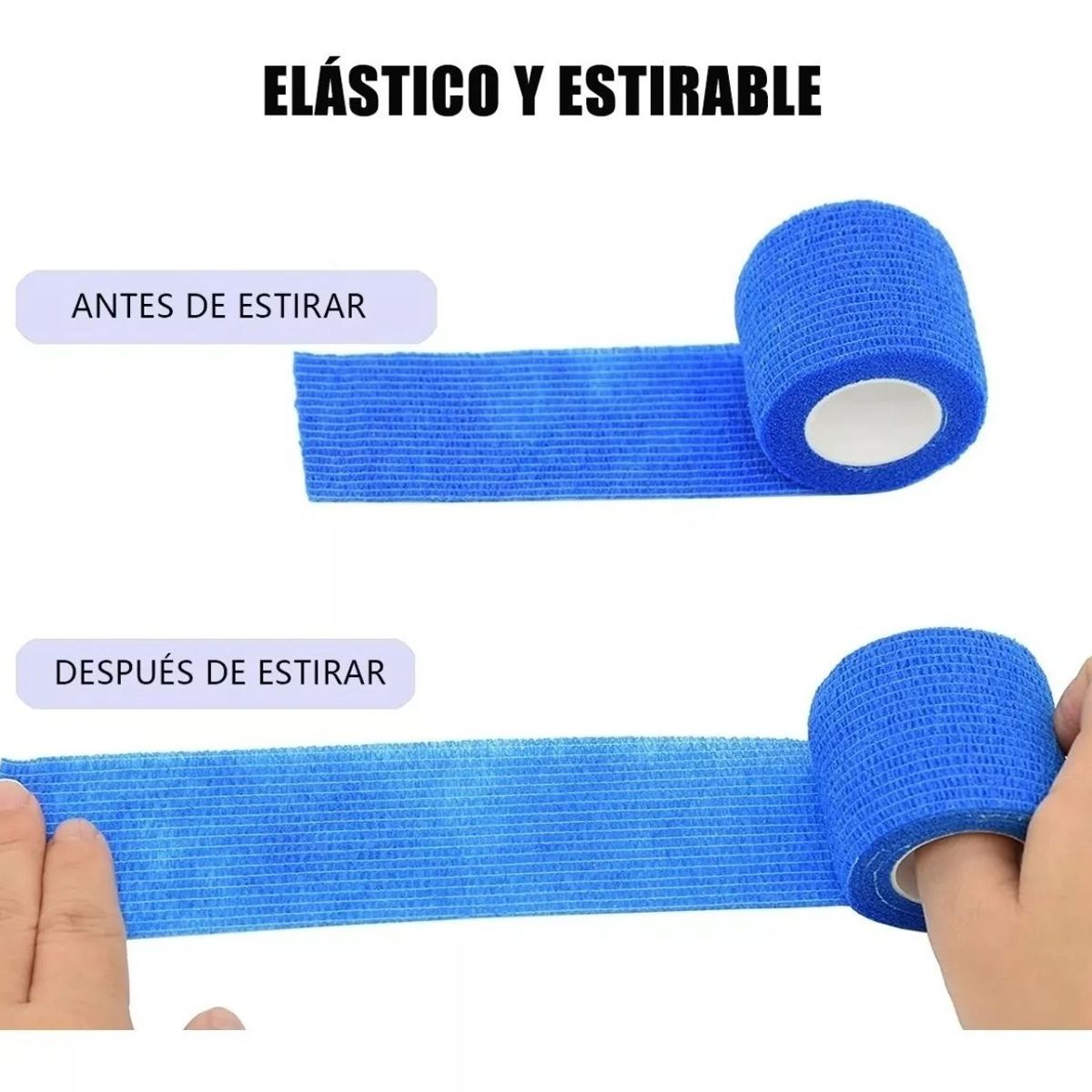 GENERICO - Pack X 10 venda Coban Cinta Para Vendaje Deportes 10cmx4,5m