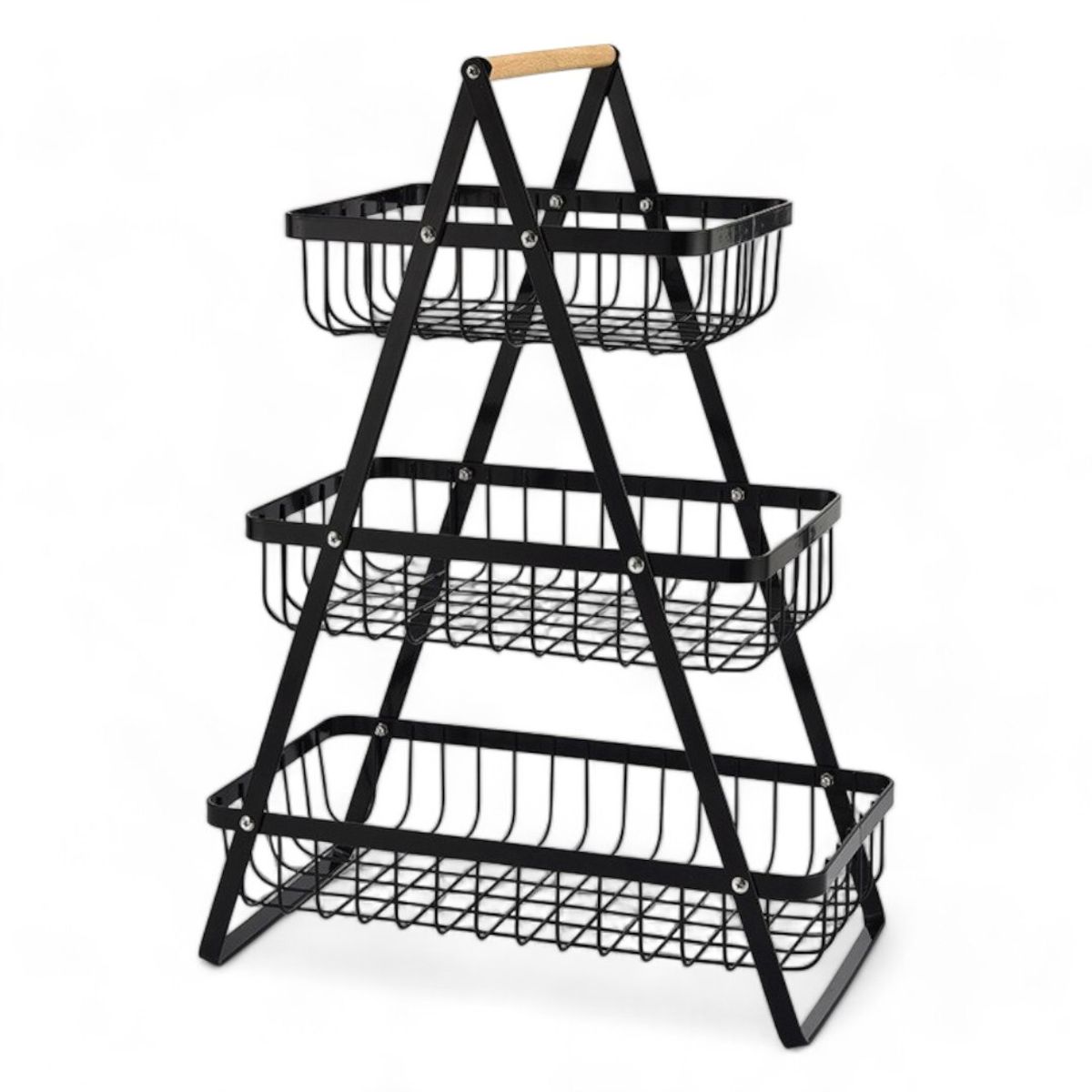 GENERICO - Estante Frutero 3 Niveles Organizador Metal Multiuso Cocina