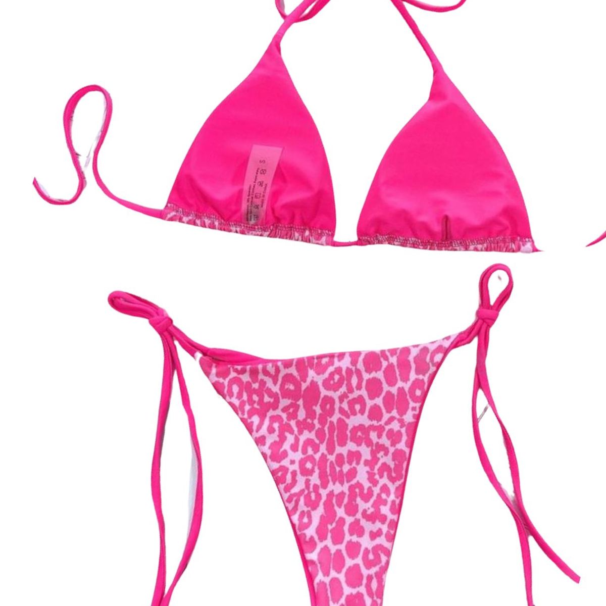 MAHALA - Traje de Baño Mahala Bikini Halter Ajustable Estampado Animal Print