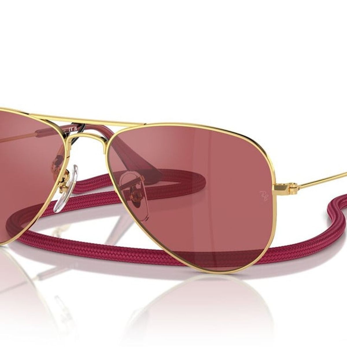 RAY BAN - Anteojos De Sol Ray-Ban 0RJ9506S Junior Aviator Dorado Niño