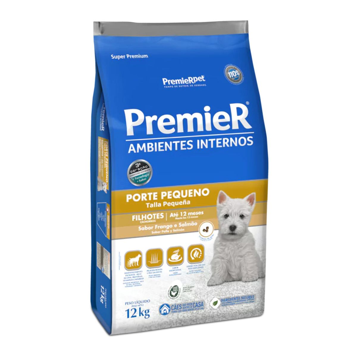PREMIER - Alimento Premier Cachorro Raza Pequeña Pollo y Salmon 2.5Kg