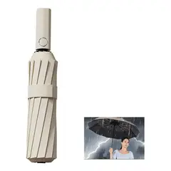 ATURE - Paraguas Plegable Automático Anti-vendaval Grande 12 huesos