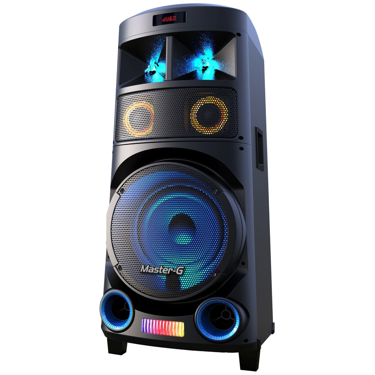 MASTER G - Parlante Inalámbrico Bluetooth 12" MGORION con Karaoke