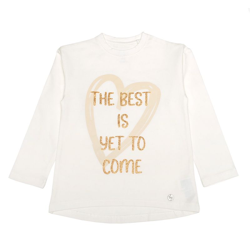 BUBBLE GUMMERS - Polera Manga Larga Niña Bubblegummers Pia Crema Teens