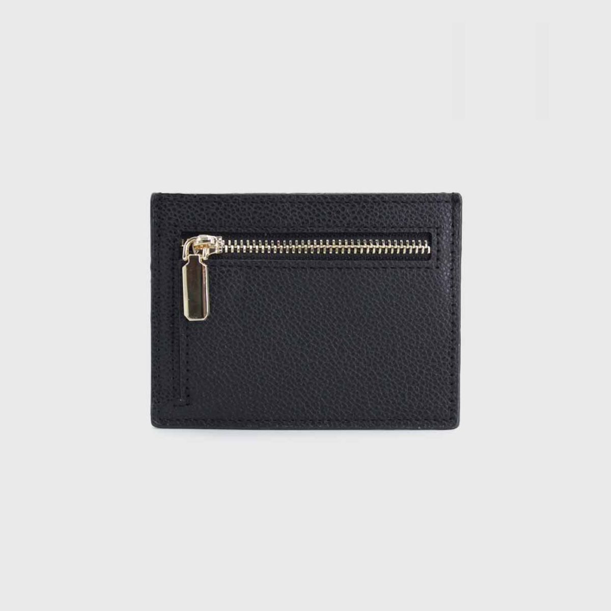 GENERICO - Tarjetero monedero porta tarjetas negro 0097NE