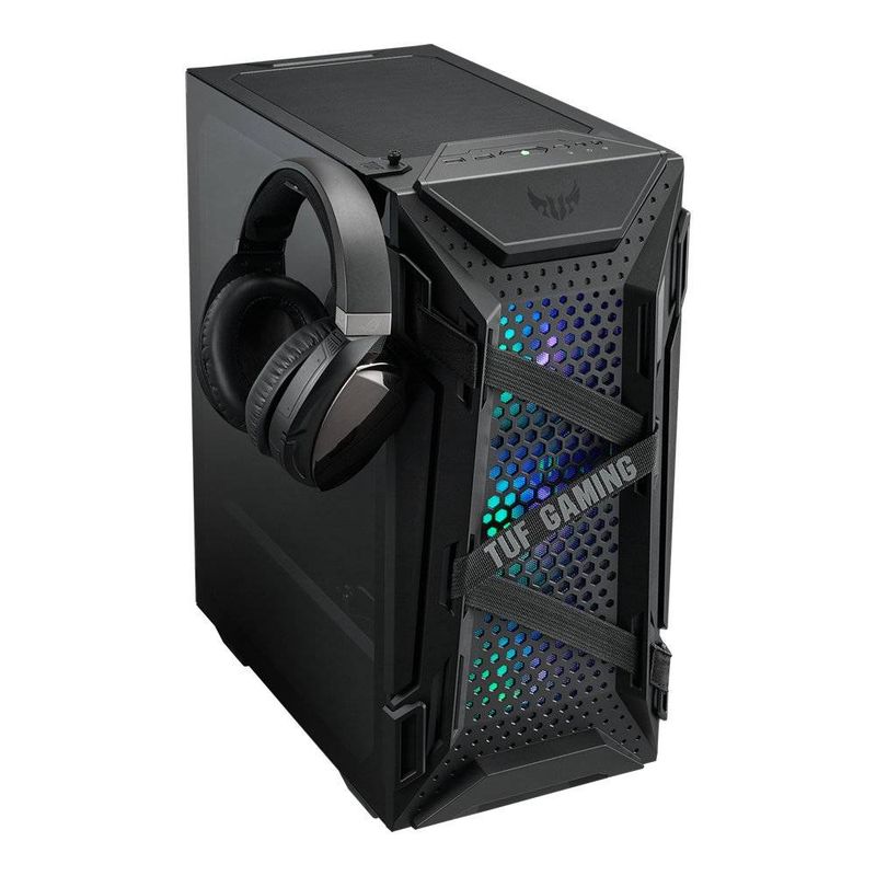 ASUS - Gabinete Gamer ASUS TUF GAMING GT301 Mid-Tower Aura Sync RGB ATX