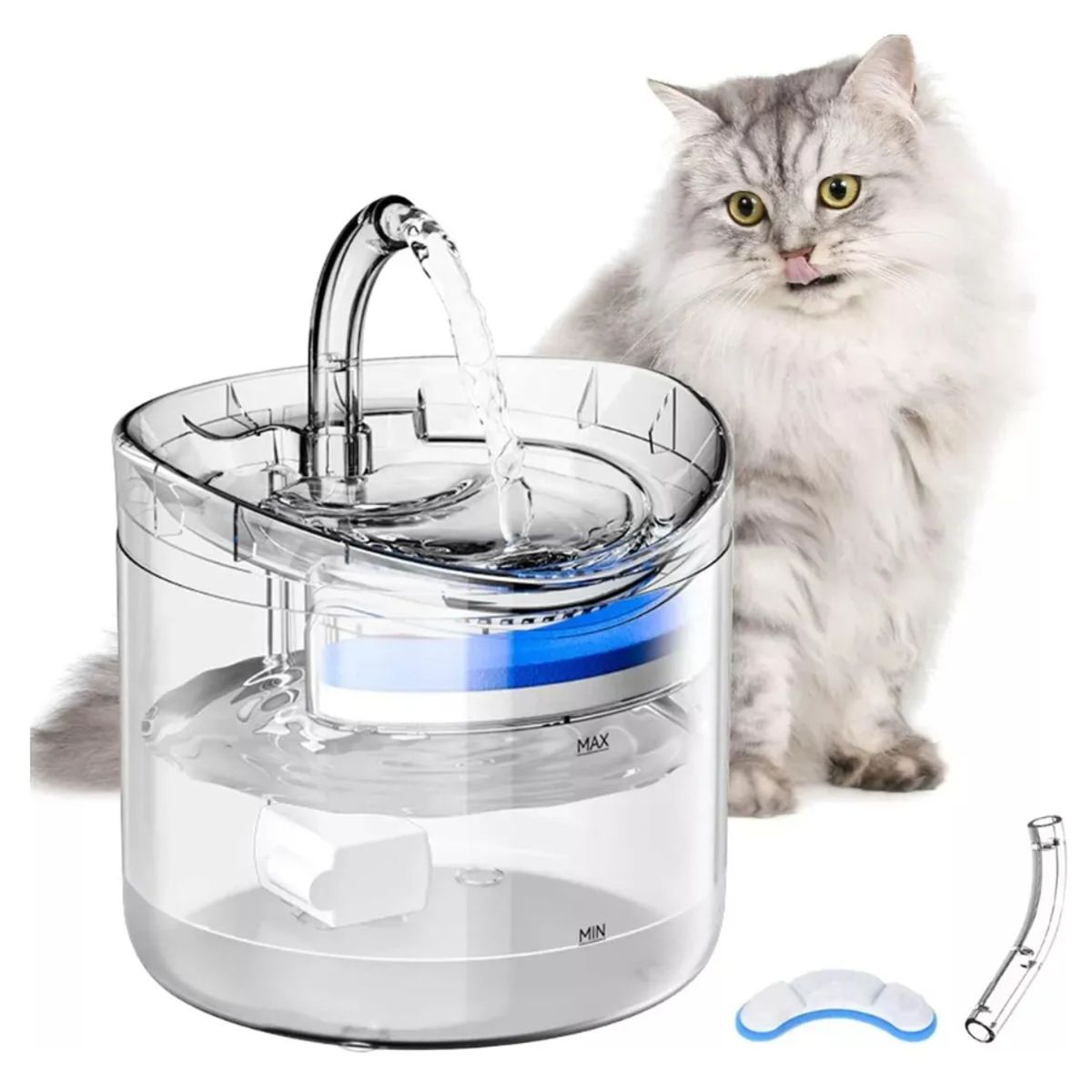 GENERICO - Bebedero Automático para Mascotas  Dispensador de Agua para Gatos y Perros