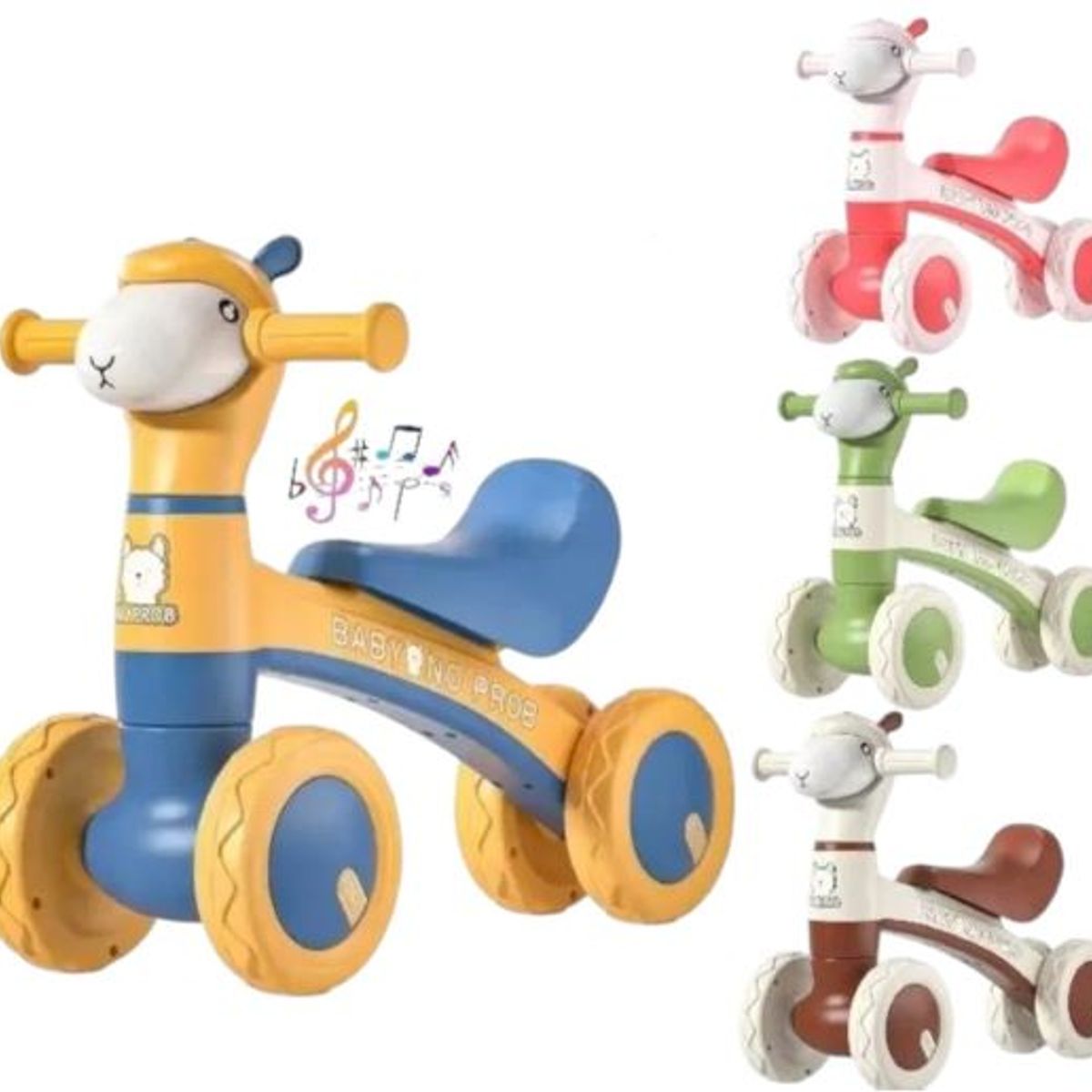 GENERICO - Bicicleta Correpasillos Aprendizaje Infantil Luces Y Sonido