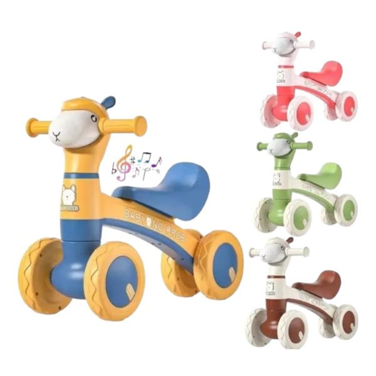 GENERICO - Bicicleta Correpasillos Aprendizaje Infantil Luces Y Sonido