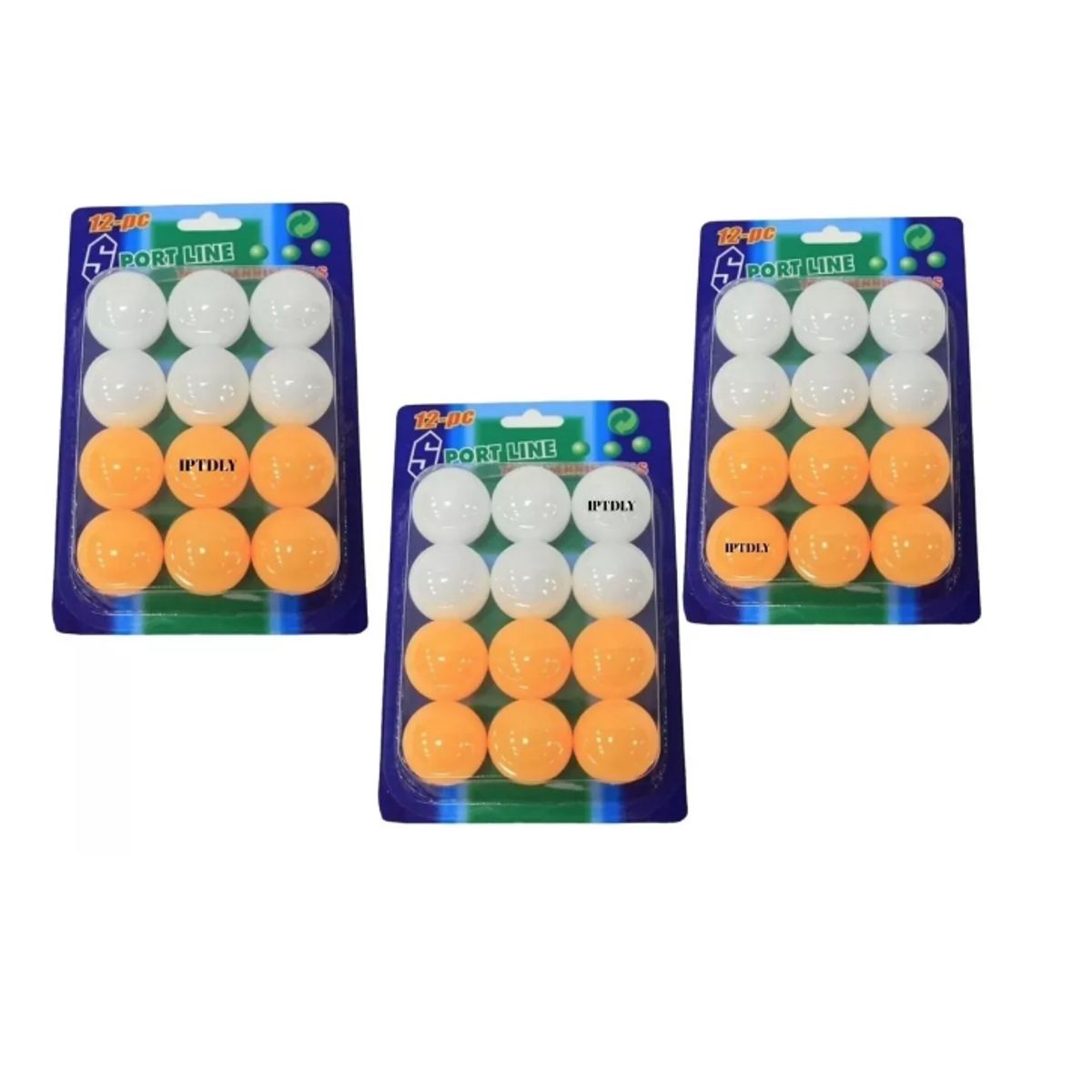 GENERICO - Pelota De Pin Pong Mesa Tenis Blancas Y Naranja 36 Pelotas