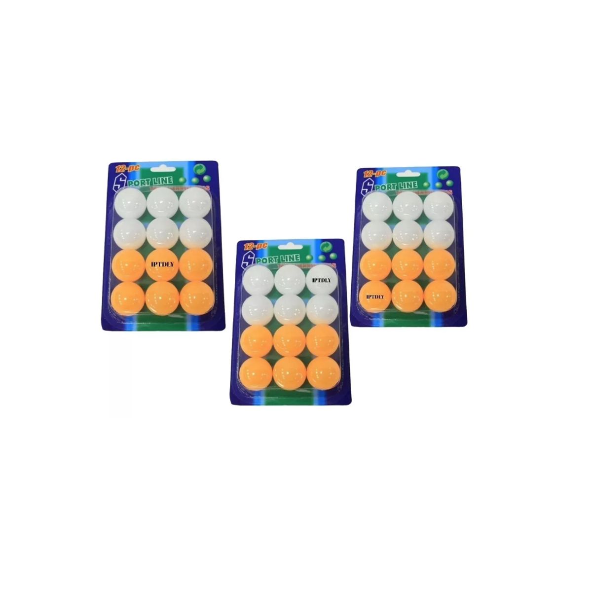 GENERICO - Pelota De Pin Pong Mesa Tenis Blancas Y Naranja 36 Pelotas