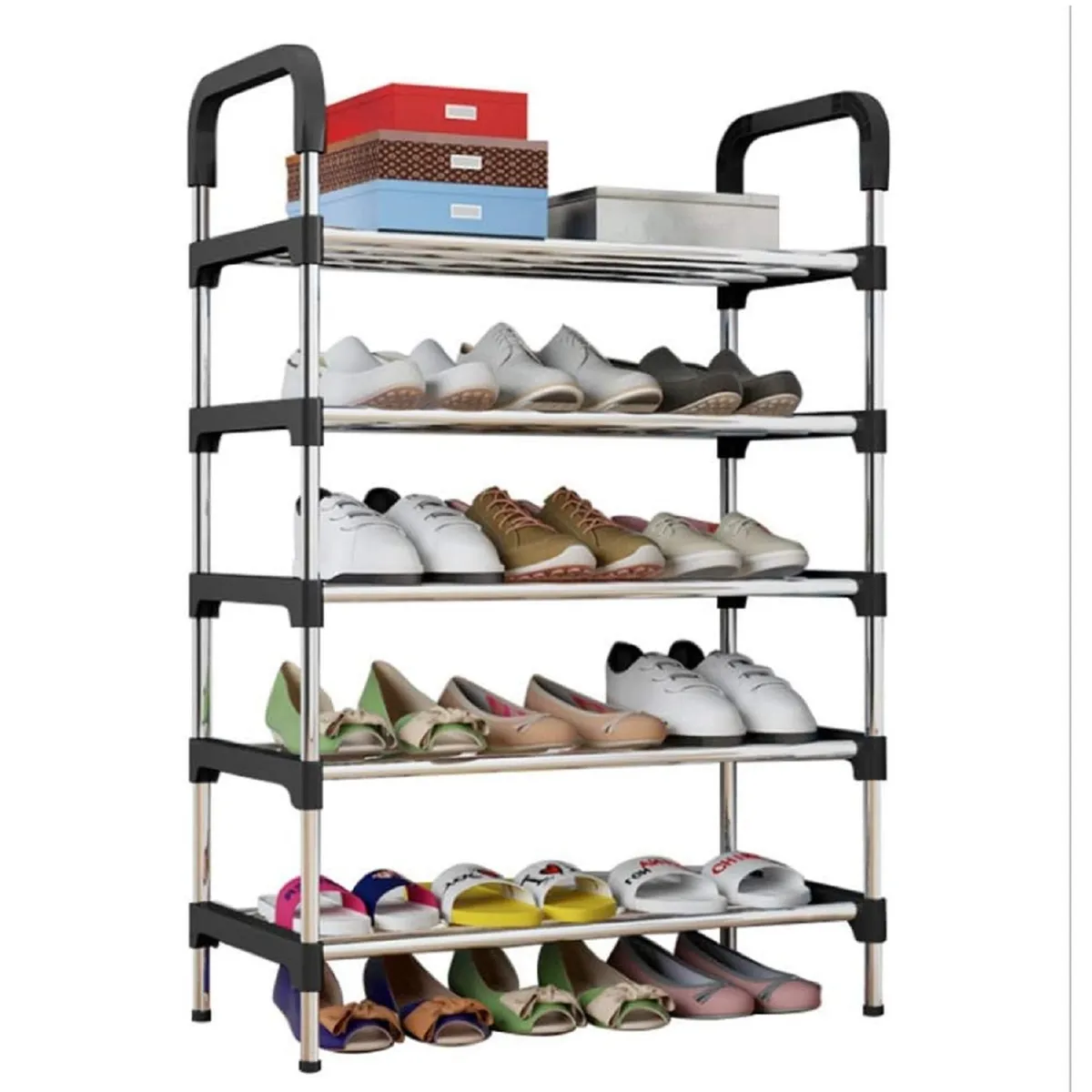 GENERICO - Zapatero Organizador Mueble Metal.  Zapateros 6 niveles