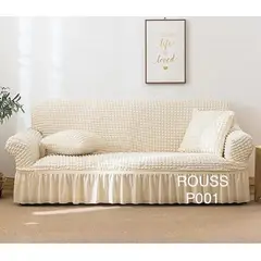 ANGELES DEL HOGAR - Fundas Para Sofa Cubresillones Turcos Cuadrille 3 cuerpo