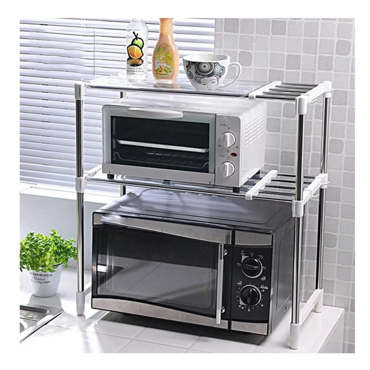 GENERICO - Rack Estante Organizador Microondas Multiusos Cocina Estante