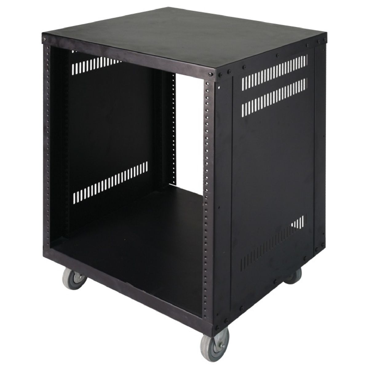 SUPERLUX - Rack de 12 Espacios Metalico con Ruedas Superlux RS 912