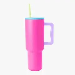 GENERICO - VASO TERMICO PREMIUM 1200ML FUCSIA MULTI