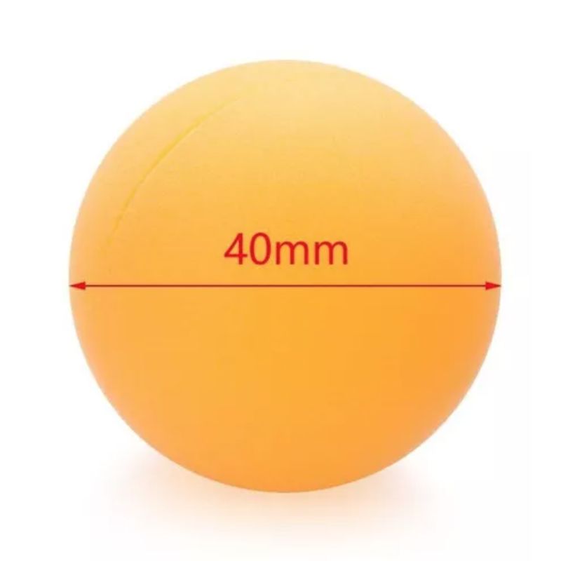 GENERICO - Pelota De Pin Pong Mesa Tenis Blancas Y Naranja 12 Pelotas