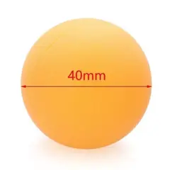GENERICO - Pelota De Pin Pong Mesa Tenis Blancas Y Naranja 12 Pelotas